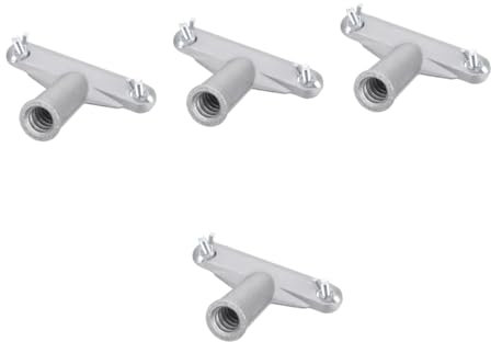 OSALADI 4pcs Extension Pole Adapter Brush Pole Threaded Connector for Broom Handle Mop Tips