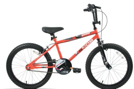 Snob Bypass 20 Wheel Kids Boys Bike BMX Red Age 7+
