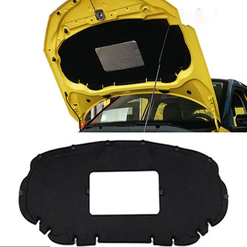 Coussin d'isolation phonique pour Capot Avant de Voiture pour Skoda Fabia 2015-2018, Housse insonorisée en Coton, Accessoires extérieurs
