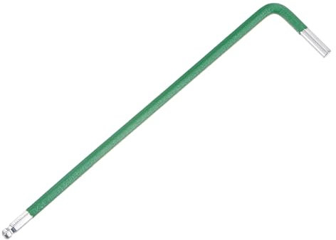 M METERXITY Ball End Hex Key Wrench, 2.5mm L Shape Long Arm S2 Steel Repairing Tool for Bicycle/Furniture/Equipment/Motorcycle/Machinery, Metric Hexagonal Wrench [Green]