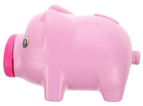 GALPADA 1Pezzi Salvadanaio Forma Maiale Decorazione Multifunzionale per per Del Denaro Scatola Portamonete Adorabile per Domestico