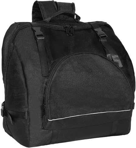 Akkordeon Rucksack aus Oxford Gewebe Schwarz mit Verstellbaren Gurten | Großes Fassungsvermögen, Stoßfestes Design, für Musikstudios und Konzerte
