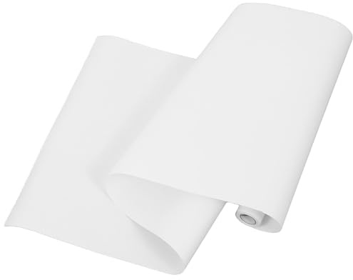 Alipis Rotolo di Carta da Disegno Bianca 44X10 M per Cavalletto Carta da Calligrafia Liscia e Leggera Adatta per Schizzi Acquerelli e Pittura Materiale Versatile per Studenti e