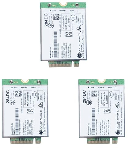 Vjsujehgy 3X Dw5820E L850- LTE 4G Card Module 0284Dc 284Dc per Laptop 3500 5400
