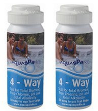 2 x Chlorine, Bromine, pH, Alkalinity