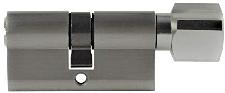 1x Knaufzylinder 60 mm 30/30 ohne Schlüssel als Blindzylinder nutzbar