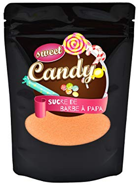 Hopser Food Fun Aromazucker Farbzucker für Zuckerwatte, Zuckerwattemaschinen, Popcorn, Dekorieren (200 g, Honigmelone)