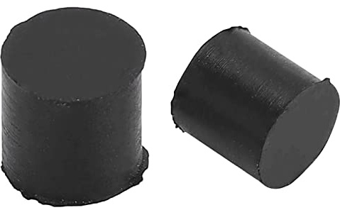 2 STÜCKE Gummi Ventil Rotor Puffer Stopps, Ventilrotor Stoßdämpfer Stopper für Französisch Horn Tuba Posaune Blasinstrumente Teile Schwarz Blasinstrument Zubehör