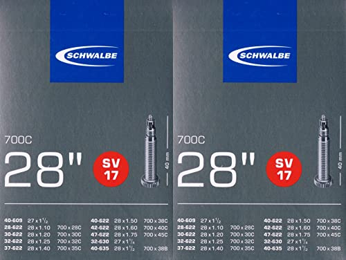 Schwalbe SV 17 Tubo 28 622 Valvola: Francese Sclaverand SV17 28 pollici