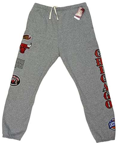 Mitchell & Ness NBA Team Origins Fleecebyxor, grå Heather, LA Lakers, S