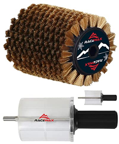 RaceWax Roto Bürste Bürsten Set Kupfer/Bronze 120mm Rotorbürste Speed Brush Speed Stick Pro