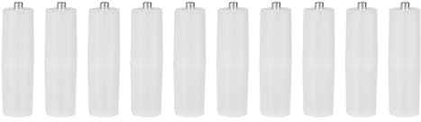 Cyrank 10 Stück AAA-zu-Aa-Batterieadapter, AAA-zu-Aa-Batteriekonverterhalter, AAA-zu-Aa-Adapter Für Batteriekonverter AAA zu AA, AAA-zu-Aa-Zellen-Batteriekonverter-Adapter, Batteriehalter (01)