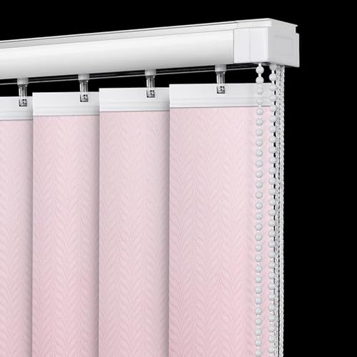 X1NGFU Vertikaljalousien Lamellen, Lamellenvorhang Vertikale Jalousien Für Innen, Verdunkelungslamellen, Lichtdurchlässig Schiebegardine, Für Fenster, Anpassbare Farben, Breite X Höhe (100cm x 220cm)