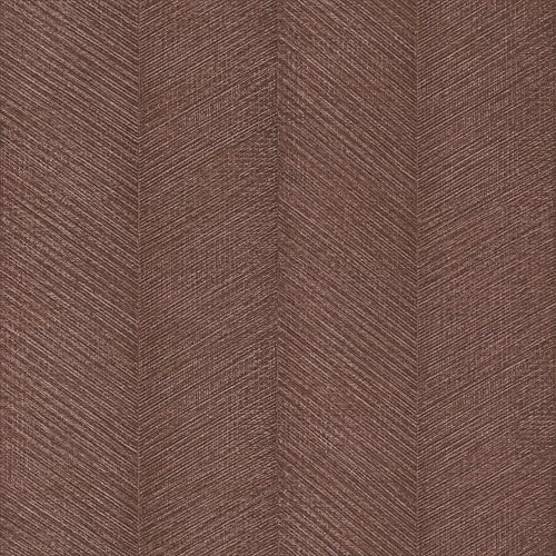 Rasch Papier peint 720365 - Papier peint intissé rouge-brun avec motif à chevrons - Brun rouge doré métallisé