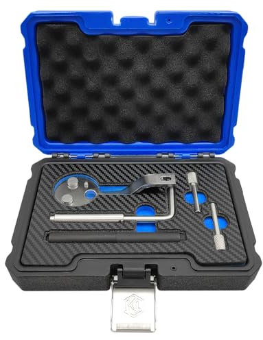 ZKTOOL Kit di strumenti per la messa in fase del motore, compatibile con Ford Transit 2.2 3.2 TDCi Diesel, perno di bloccaggio albero motore, strumento di allineamento catena, OEM 303-1310, 303-698