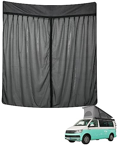 Opaltool Magnetic Van Bug Nets for VW T6/T6.1/ T6 California, Slding Door | Magnetic Fly Screen Net Mosquito Net with 4-Sided Magnets for Outdoor Camping