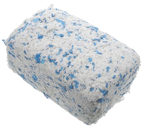 HANABASS Kleintierstreu Papierwatte Staubfreie Saugfähige Einstreu für Hamster Meerschweinchen Nager Gehege Pads Umweltfreundlich und Geruchsabsorbierend Komfortabel und Kompakt