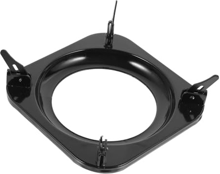 EPIGEIST Soporte Antideslizante y Efecto Concentración de Fuego Fácil Instalación Bastidor Metálico Negro para Estufa de Gas en Cocina para Restaurante y Hogar
