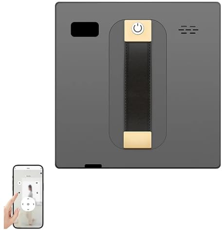 NEYTIIR Robot Limpiacristales con Aspirador Automático Inteligente Ultrafino De 3000 PA For Azulejos Y Puertas.(Black)