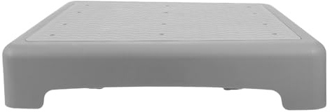 Garneck Marchepied de Douche Plateforme Antidérapante pour Seniors Rehausseur de Marche Portable Large et Stable Facile à Nettoyer pour Salle de Bain et Aide au Transfert