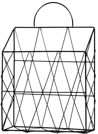 Briefhalter für die Wand, Zeitungsordner, Organisationsregal, Zeitschriftenkorb aus Metall – für Büro, Zuhause, Schreibtisch, Papierordner, Zeitungen