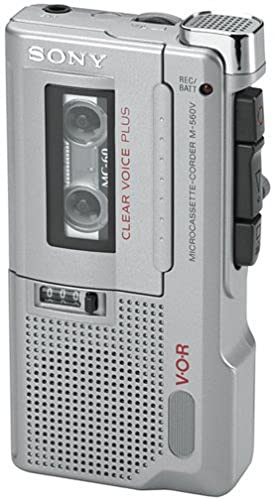 Sony M560V Micro Cassette Tape Voice Recorder (M-560V)