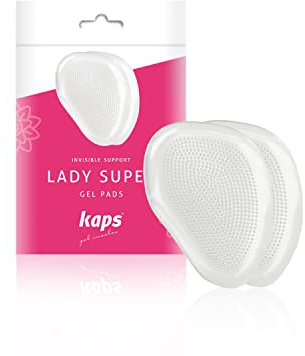 Lady Super Hög Klack Gelkuddar, Halkfria, Genomskinliga ForeFoot Sko Kuddar, Förhindra Fotsmärta, SKavsår - Självklibbande, Tvättbar