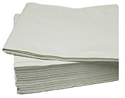 White Paper Disposable Table Covers x 25 Table Cloths 90x90cm Catering