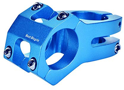 Stelo Manubrio della Bici, Stelo Manubrio Corto in Lega di Alluminio per Mountain Bike da Strada e Bici Pieghevole, 43 x 52 mm