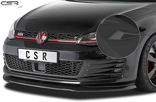 CSR-Automotive Cup-Spoilerlippe mit ABE Kompatibel mit/Ersatz für VW Golf 7 GTI/GTD CSL338-S