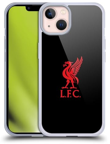 Head Case Designs Offizielle Liverpool Football Club Logo Rot Und Schwarz Liver Bird Gel Handyhülle Hülle [Militärischer Schutzgrad] Kompatibel mit Apple iPhone 13