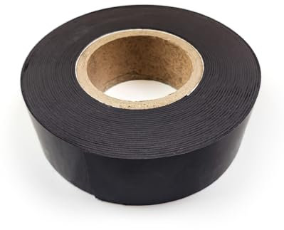 AIMAN GZ Étiquette magnétique, rouleau d'aimant flexible naturel. Bobine de 5 cm de large, 30 mètres de long et une épaisseur de 0,9 mm