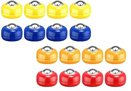 Amagogo 16x Shuffleboard Pucks Shuffleboard Curling Zubehör Shuffleboard Roller