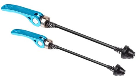 Bicycles Axles,Front and Rear Bolt Lever Axles Set - Wheel Hub, Bikes Trainers Accessories, Fixed Arbor for Most Road Bikes