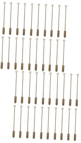 WRITWAA 40stücke Kupfer Broschennadeln DIY Schmuck Zubehör Für Kleidung Langlebige Anstecknadeln Kreative Bastelzubehör Für Formelle Und Lässige Anlässe