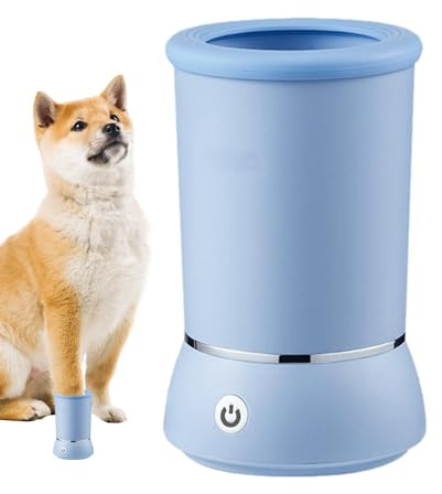 Pulisci zampe Cane, Pulitore Della Del Cane,Ricarica Rapida USB Automatico Con Morbido Silicone, Lavazampe Per Cani Elettrico Portatile Pulitore Della zampe Cane, Per Lavare Piedi Di Cani E Gatti