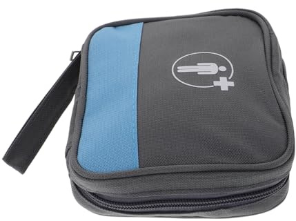 LAPYAPPE Reiseapotheke Notfalltasche Small Grau Tragbarer Medizinbeutel Mit Reißverschluss Kompakte Haushalts Und Outdoor Notfalltasche Für Medikamenten Aufbewahrung