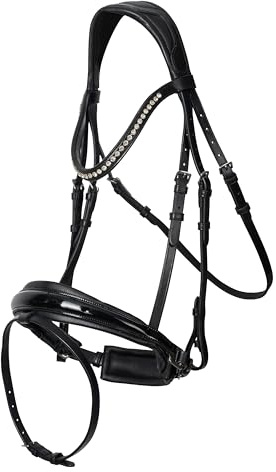 Imperial Riding Trense IRHFria, Black Lack-Chrystal, C/S