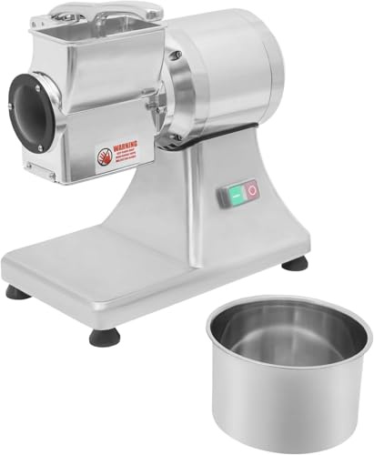 CUTANGELAR Commercial Grade Grater, 900W Electric Cheese Grater Machine, with Food-Safe Materials, Processes Cheese and Nuts Safely, Perfect for Delicatessens and Food Stores.