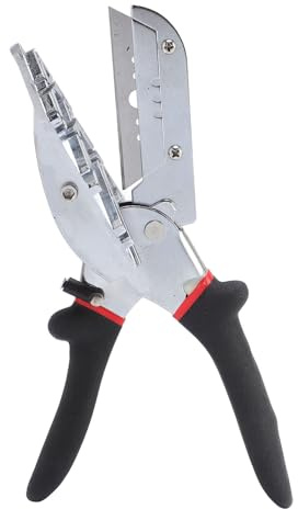 Fafeicy Cortador de Molduras Multiángulo con Cuchillas SK5, Tijeras de Inglete Ajustables para Herramienta de Corte de Madera Blanda y Cuarto de Vuelta