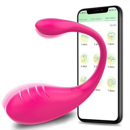 Oeuf Vibrant Femme à Distance Sex Toys, 10 Modes de Vibration Vibromasseurs Feminin Sextoy, Silicone Doux Sextoyse Clitoridienne, Gode Vibro-masseur Sextoyse Couple Plaisir, Bullet Vibrateur