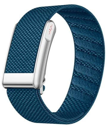 findtime Smart Bracelet Health Band Fitness Tracker Band No Screen Wristband Step Counter Heart Rate Monitor Sleep Tracker Activity Trackers with Calories Distance Counting, Navy
