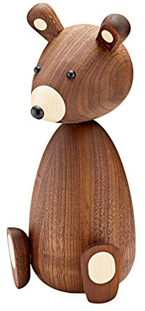 Lucie Kaas Bärenfamilie Holzfigur Mama Bear 18,7cm, aus Walnussholz gefertigt, BE02