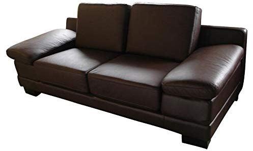 Mapo Möbel Designer Leder-Sofa-3 Sitzer Garnitur Bett-Couch 402-3-377