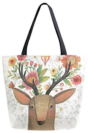 Van Gogh Handtasche mit Mandelblumen-Motiv und Baum aus Segeltuch, für Damen, lässige Schultertasche, Handtasche mit Blumenmotiv, wiederverwendbar, strapazierfähig, Einkaufstasche, Einkaufst