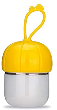 FISISZ Hoomall 160ML Portable Vacuum Flask Mini Cute Thermos Cup For Child Stainless Steel Insulated Thermo Cup Drinkware Thermocouple,orange