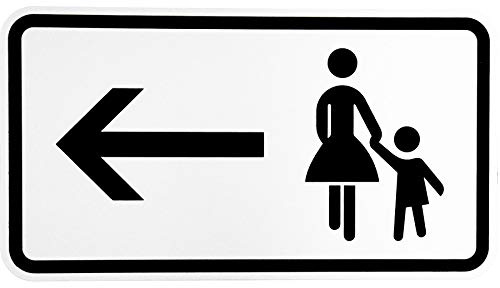 ORIGINAL Verkehrsschild Nr. 1000-12 Fußgänger Gehweg links gegenüber benutzen  330 x 600 mm Verkehrszeichen Schild Straßenschild Zusatzschild Verkehrsschilder Verkehrsschild Straßenzeichen