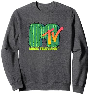 MTV Logo Sunset Cactus Felpa