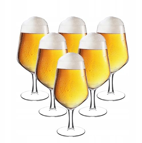 Altom Design Pokal - Bicchieri da birra, 0,5 litri, 6 pezzi, tulipano, set di bicchieri da birra