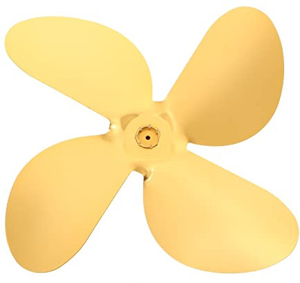 MERRYHAPY 1 Satz Kaminventilatorflügel Kleine Ventilatorflügel Wärmebetriebene Ventilatorflügel Ofenventilatorflügel Warmluftventilatorflügel Wärmebetriebene Ventilatorzubehör
